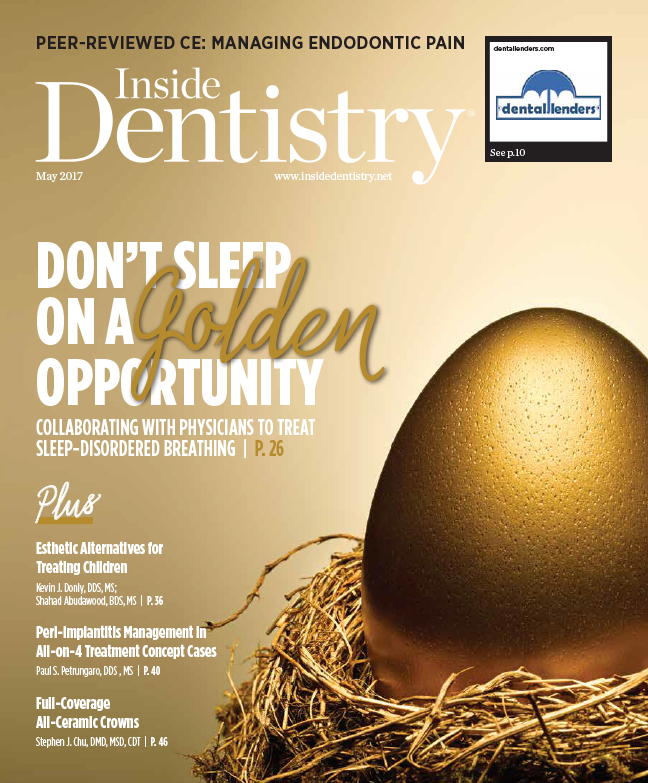 Inside Dentistry May 2017 Cover