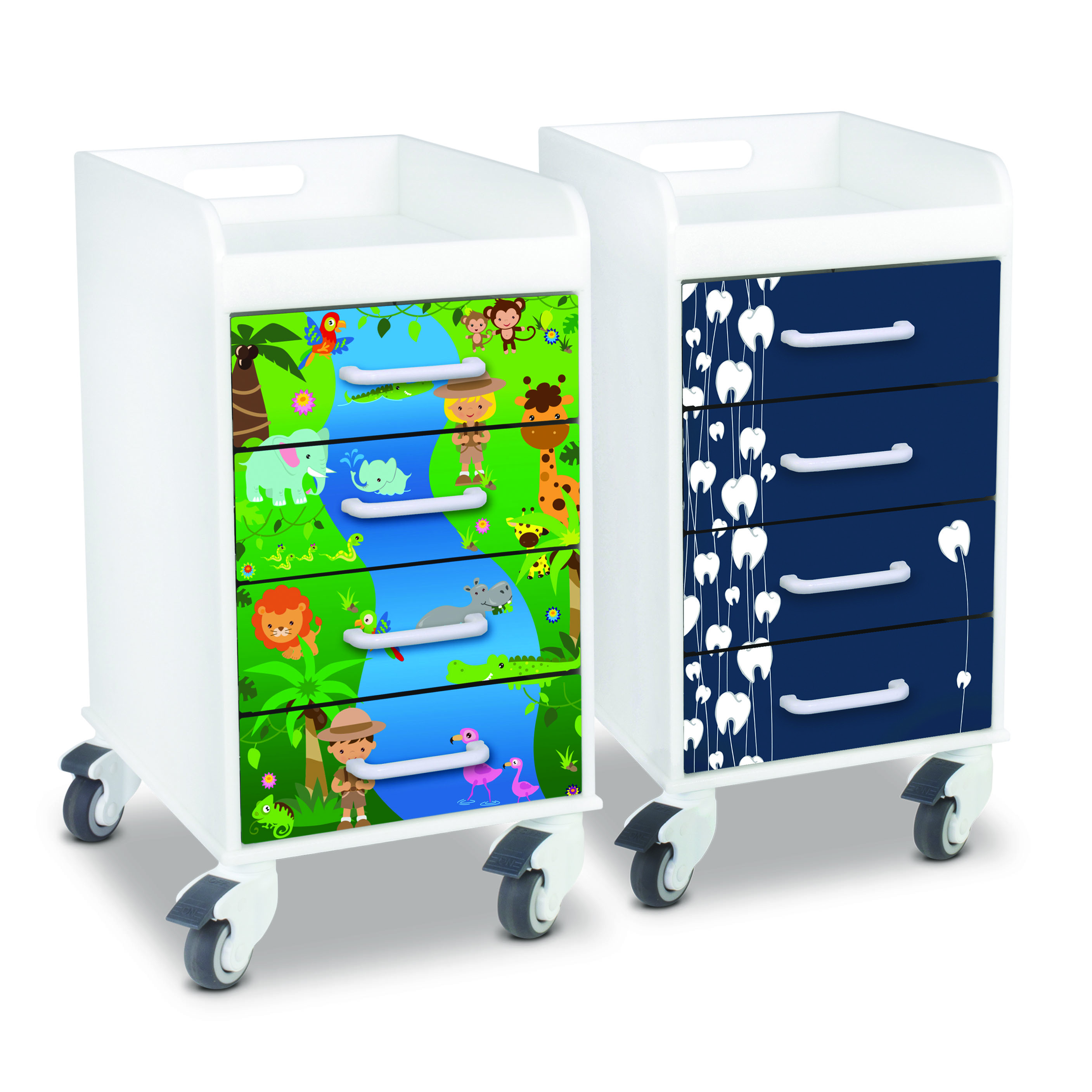 Two New Rolling Cart Designs from Practicon Aegis Dental Network