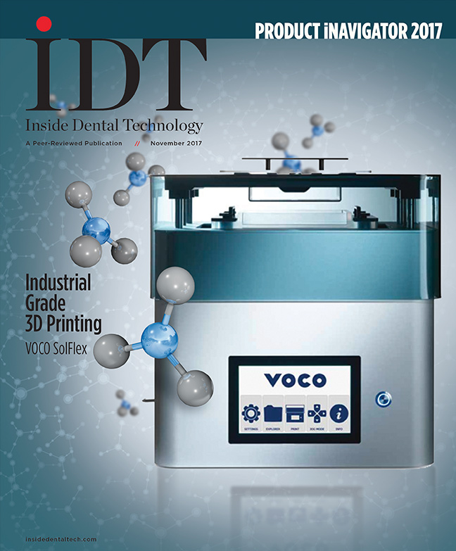 Inside Dental Technology November 2017 Cover