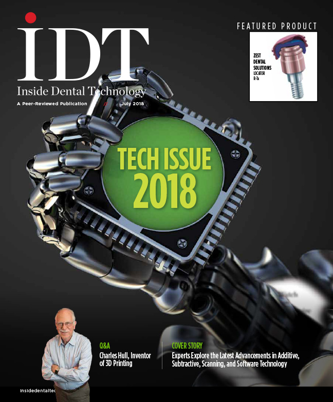 Inside Dental Technology July 2018 Cover