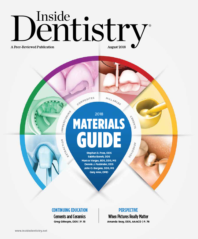 Inside Dentistry August 2018 Cover