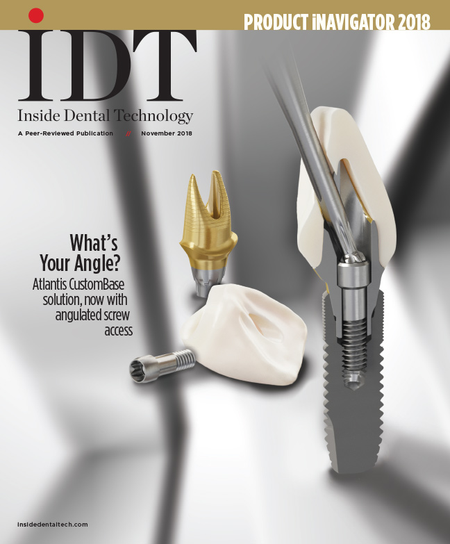 Inside Dental Technology November 2018 Cover