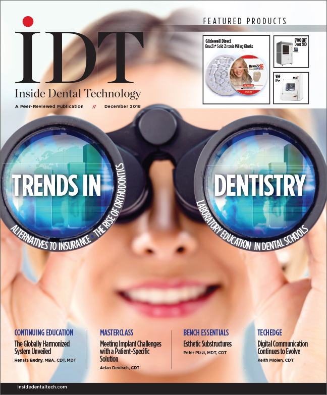 Inside Dental Technology December 2018 Cover