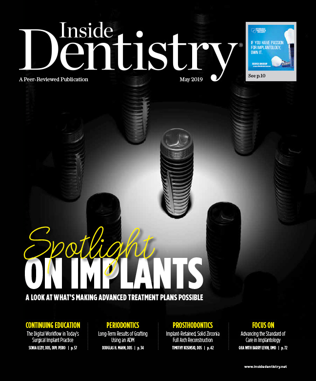 Inside Dentistry May 2019 Cover