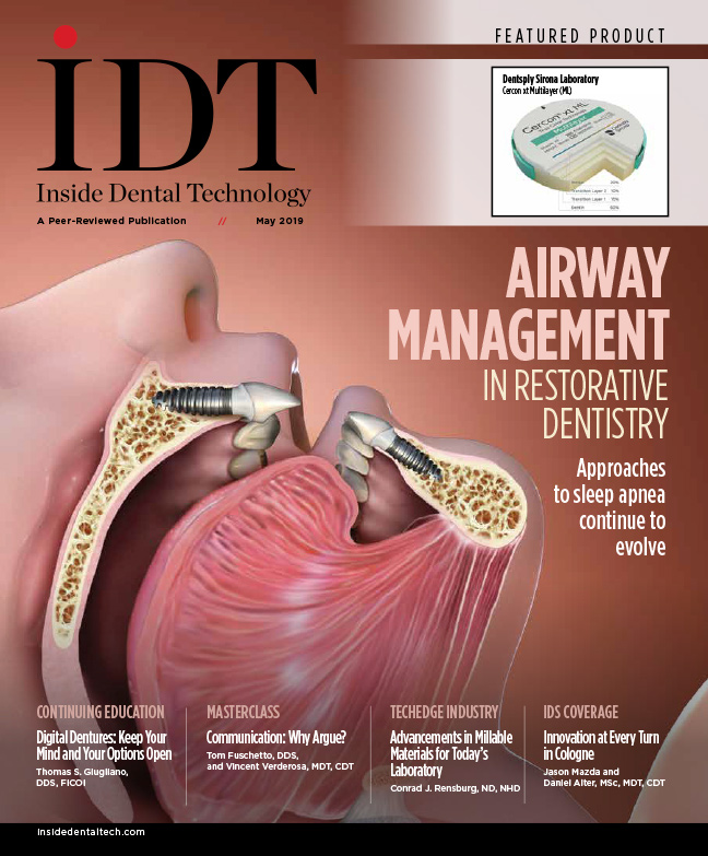 Inside Dental Technology May 2019 Cover
