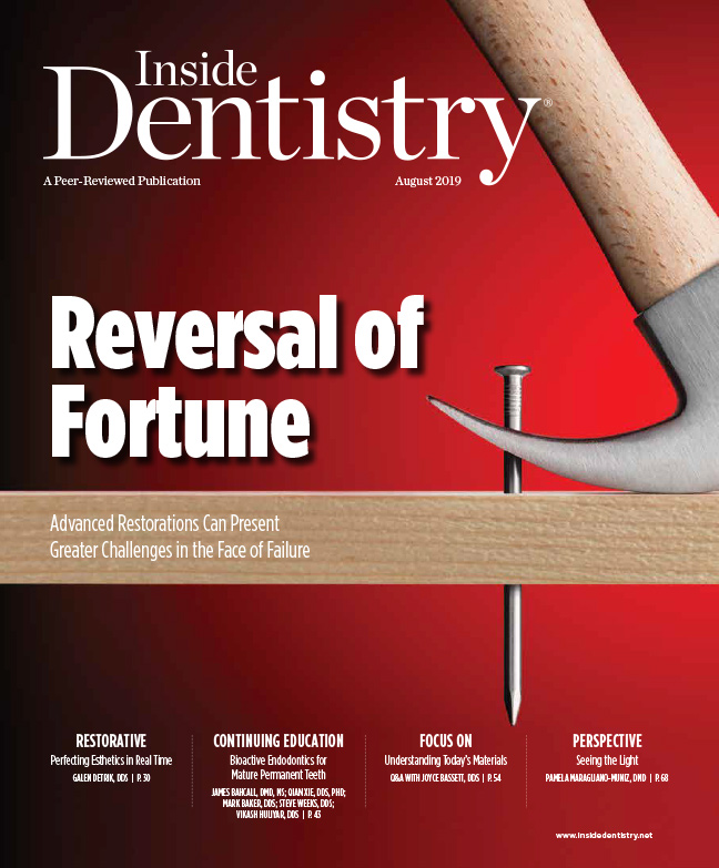Inside Dentistry August 2019 Cover