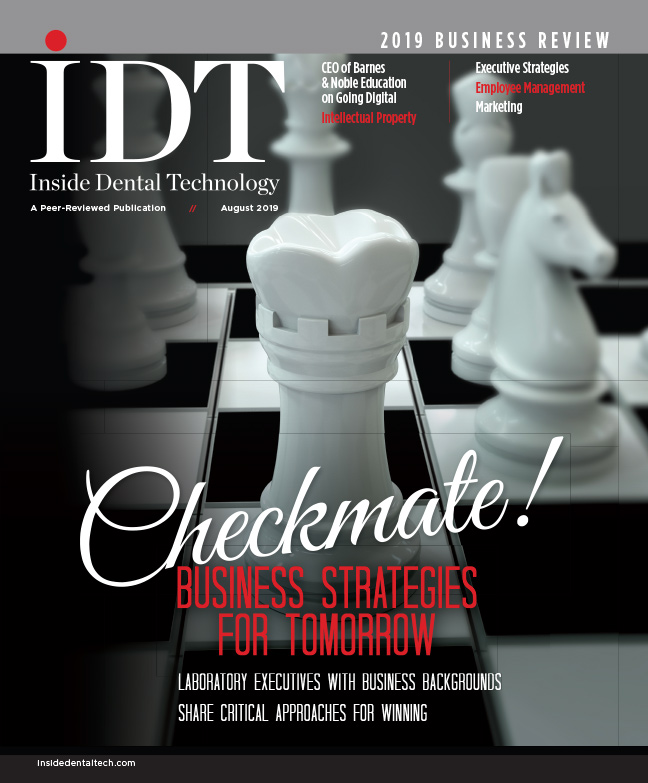 Inside Dental Technology August 2019 Cover