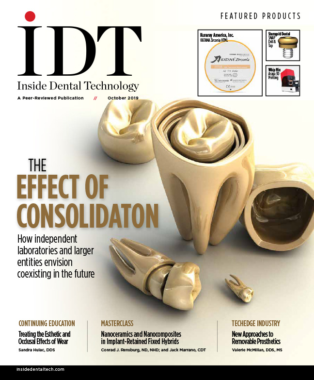 Inside Dental Technology October 2019 Cover
