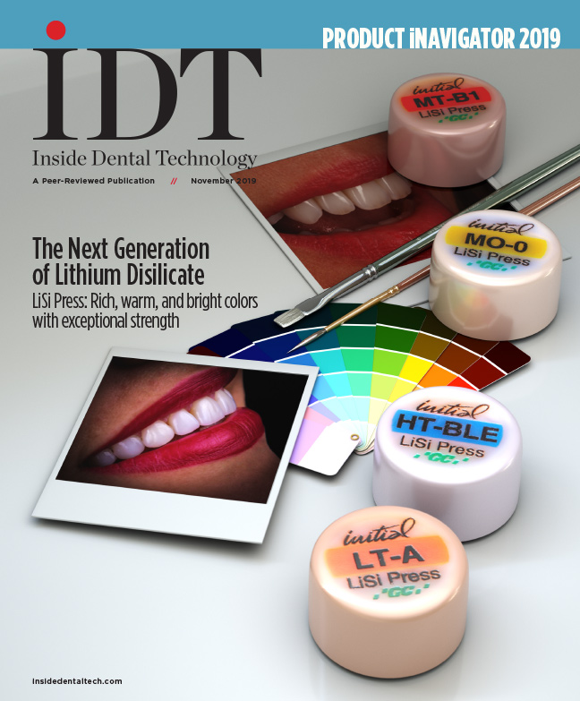 Inside Dental Technology November 2019 Cover