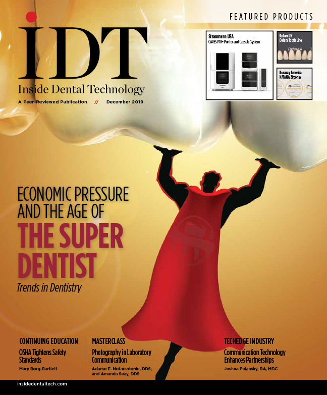 Inside Dental Technology December 2019 Cover