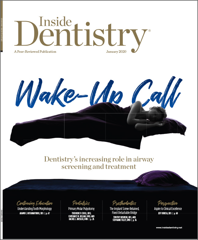 Inside Dentistry January 2020 Cover