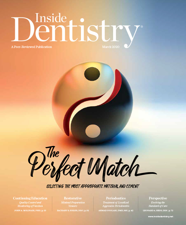 Inside Dentistry March 2020 Cover