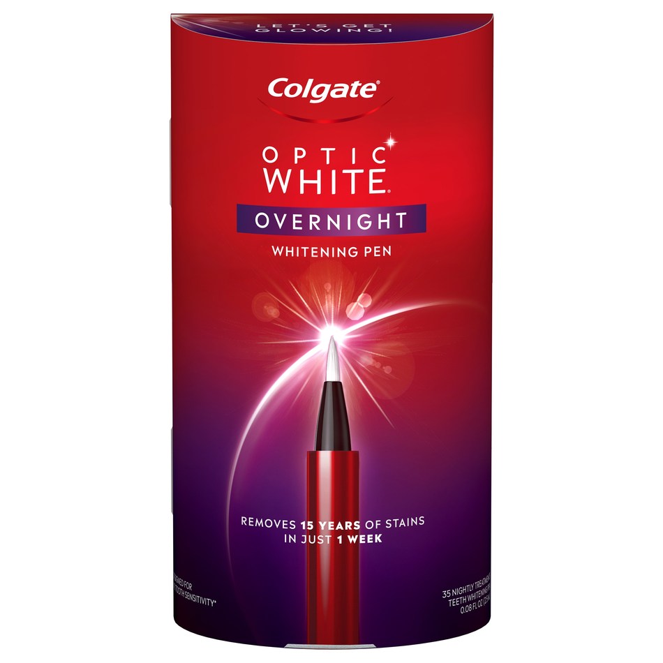 Colgate® Optic White® Launches New Overnight Teeth Whitening Pen