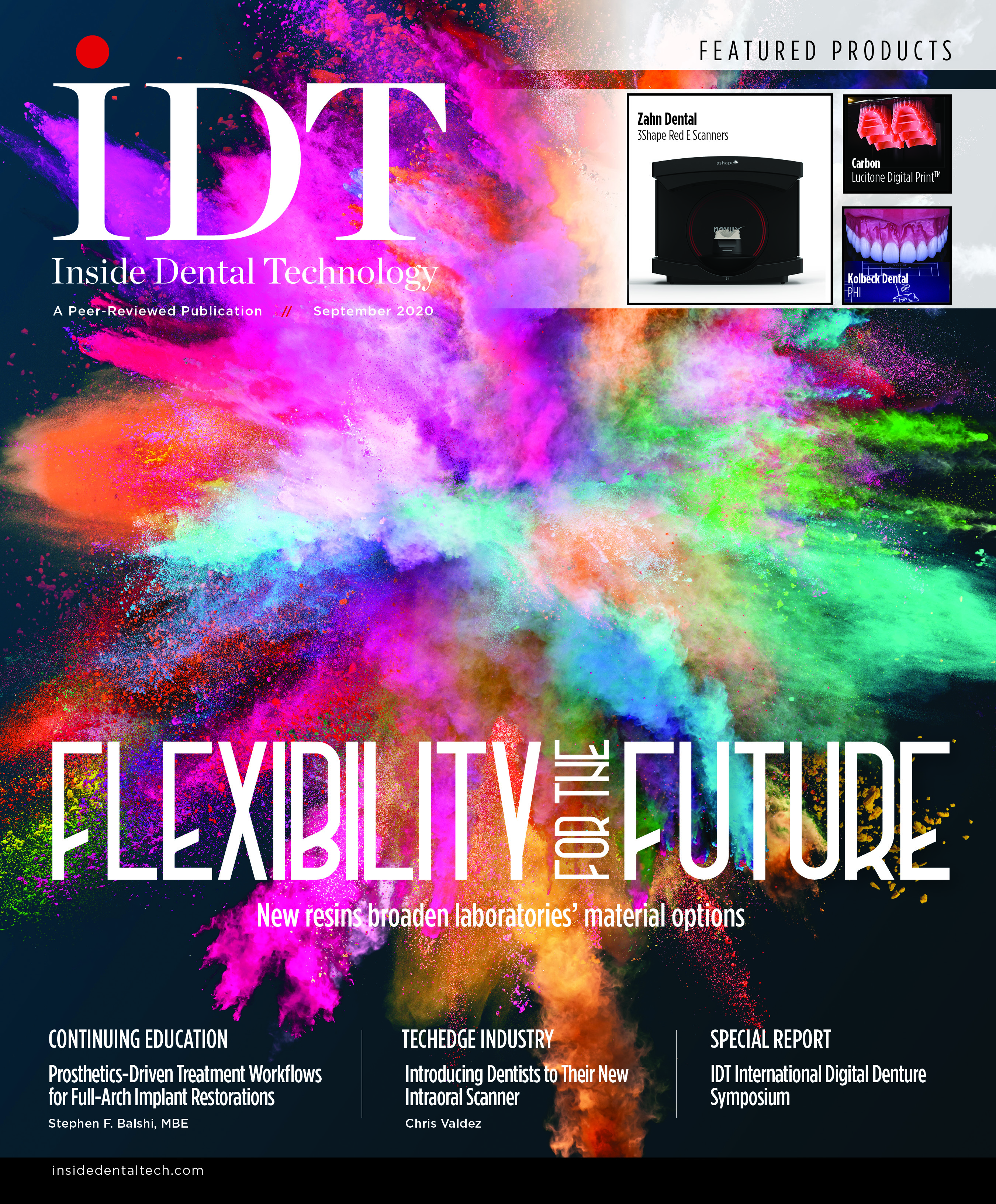Inside Dental Technology September 2020 Cover