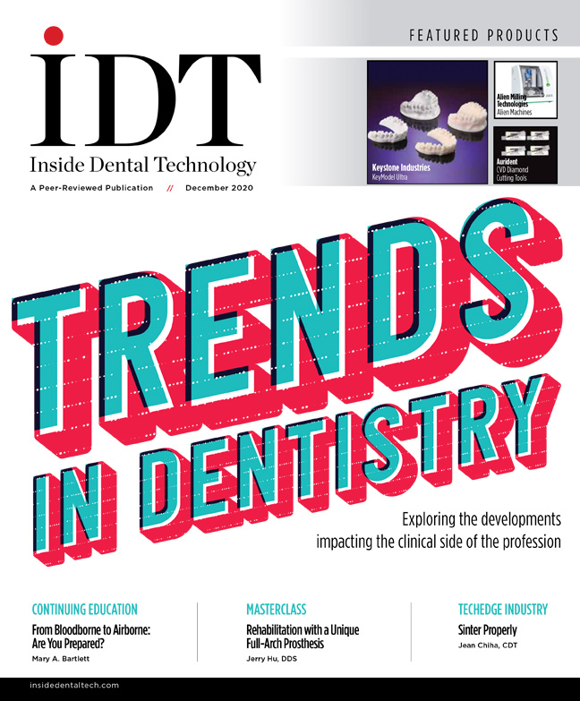 Inside Dental Technology December 2020 Cover