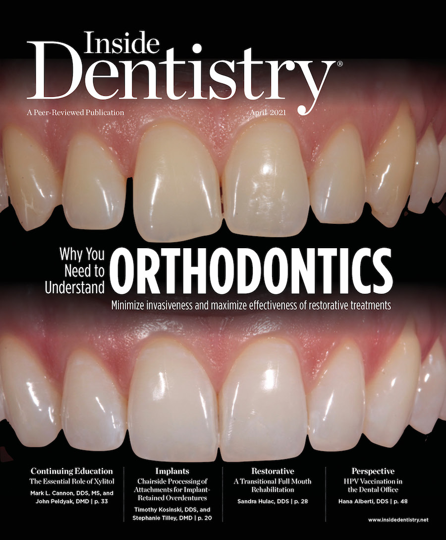 Inside Dentistry April 2021 Cover