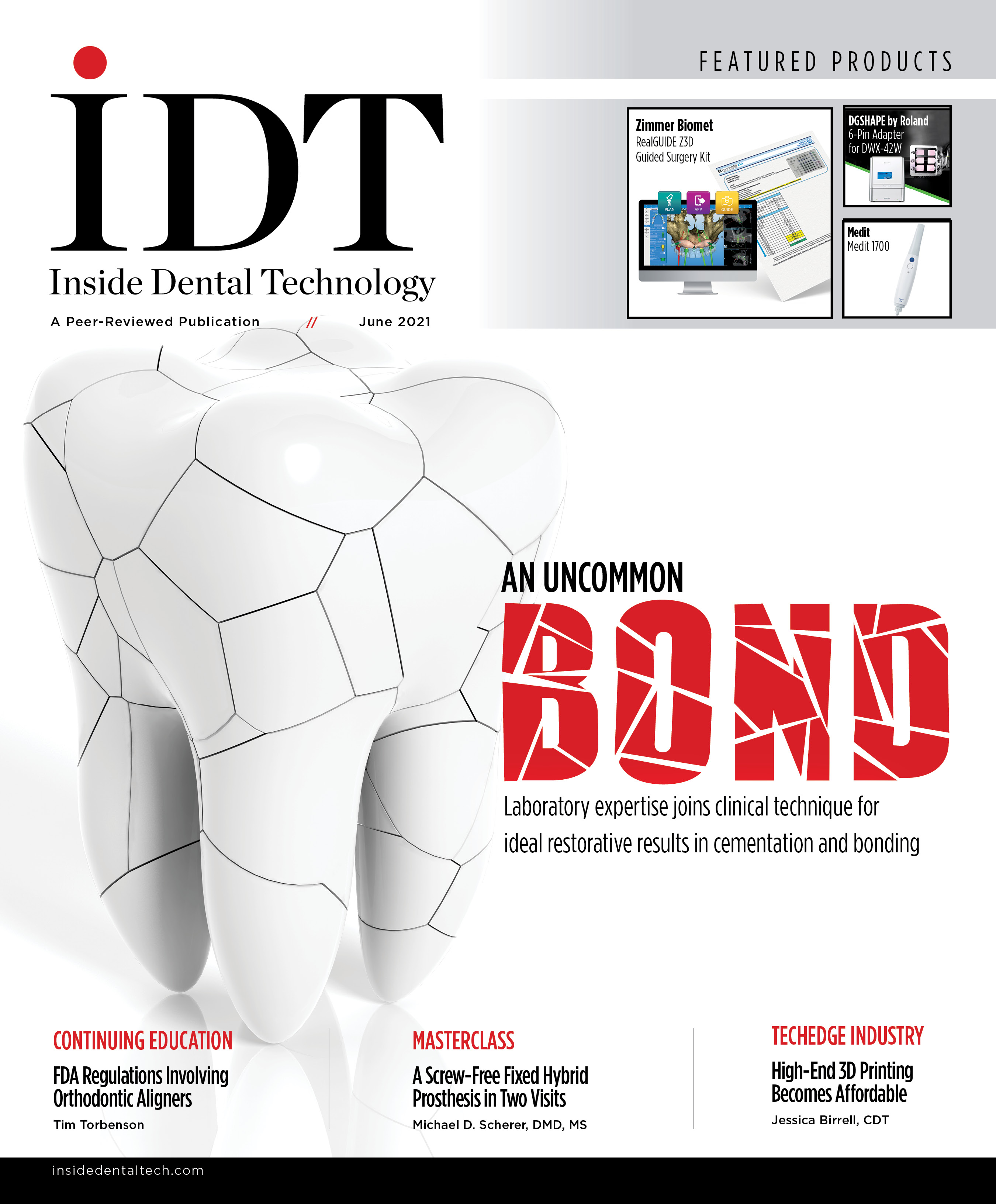 Inside Dental Technology June 2021 Cover