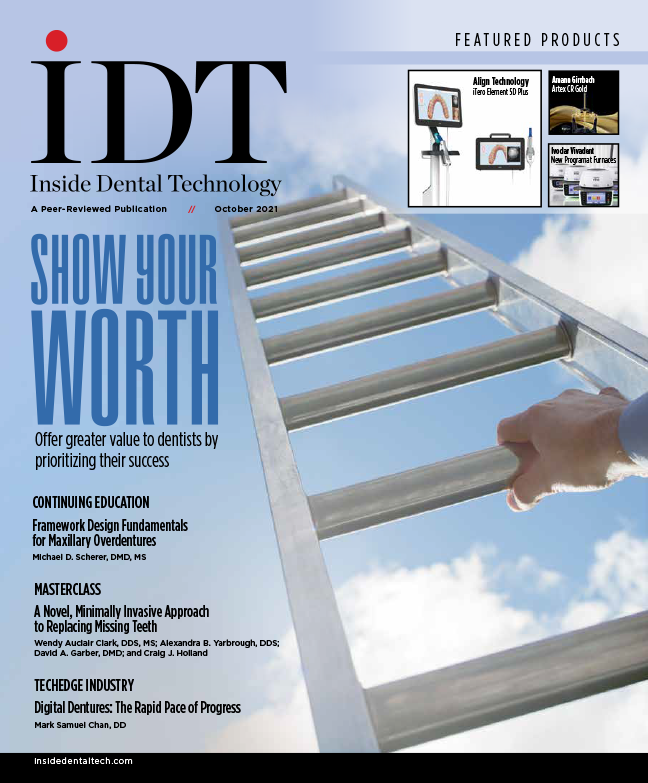 Inside Dental Technology October 2021 Cover