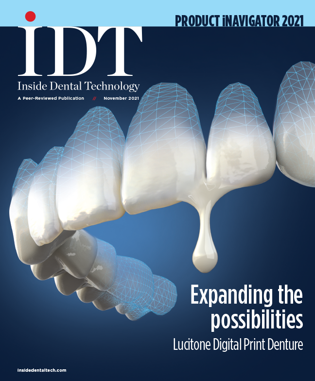 Inside Dental Technology November 2021 Cover