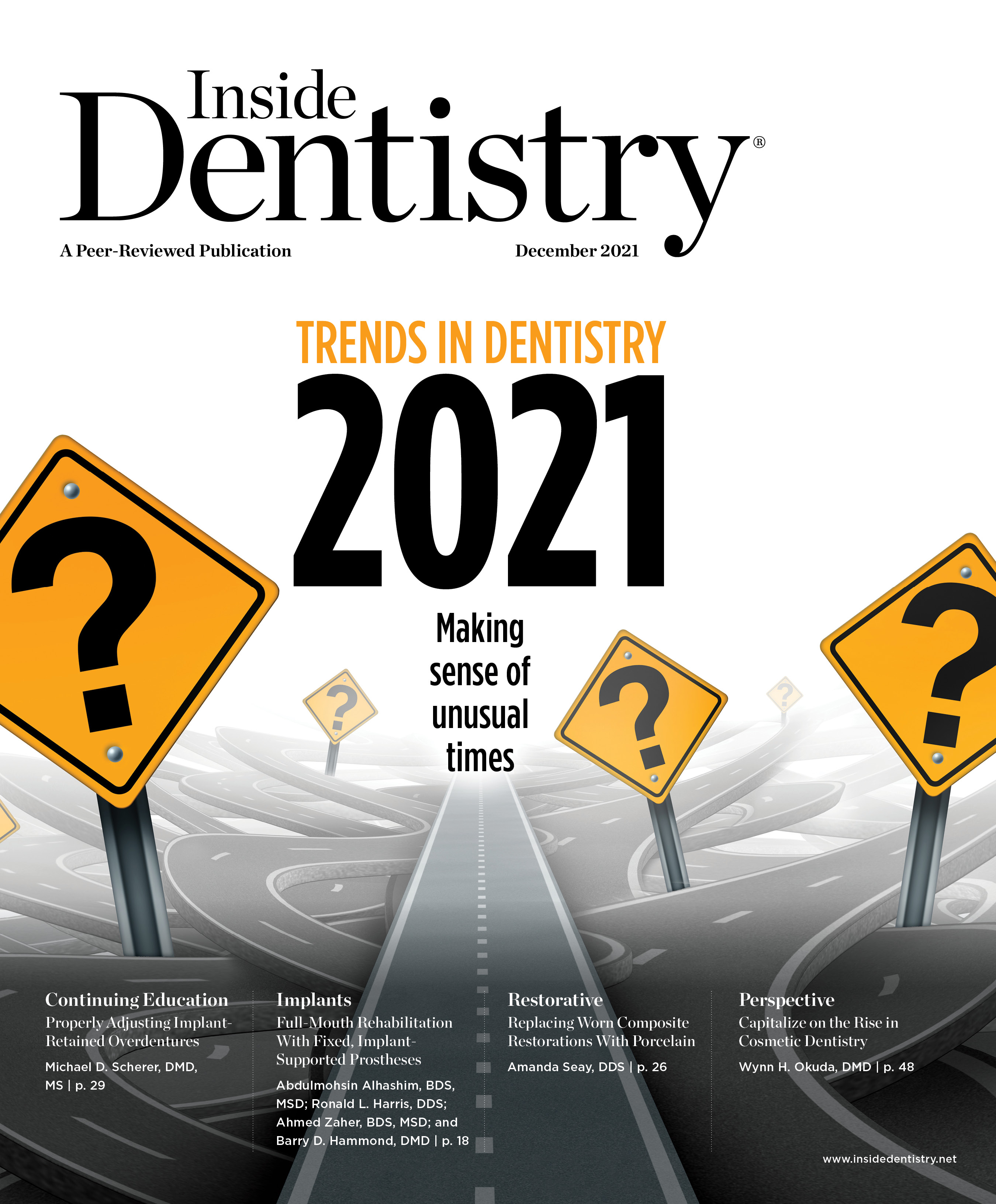 Inside Dentistry December 2021 Cover