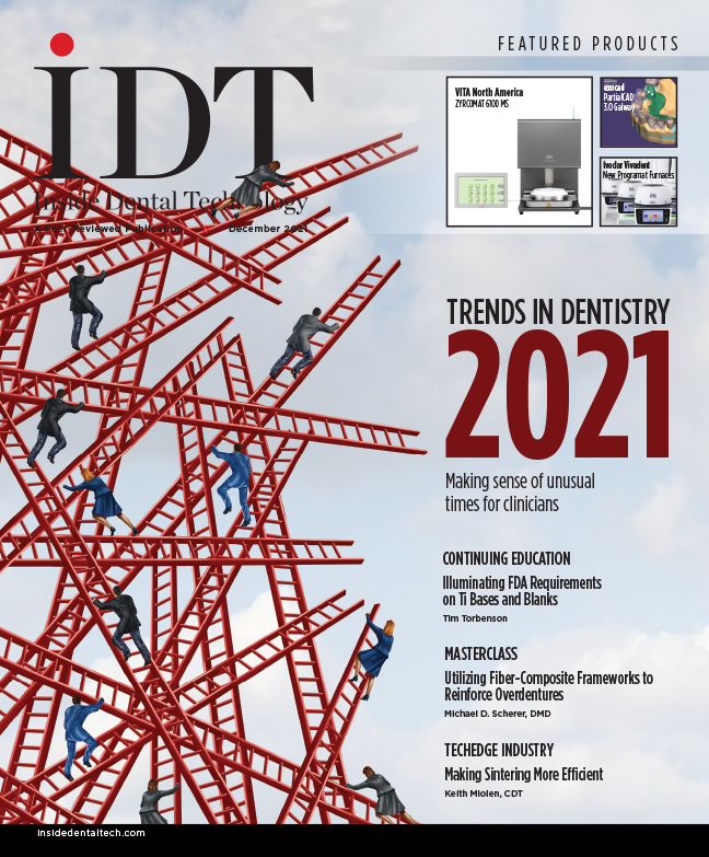 Inside Dental Technology December 2021 Cover