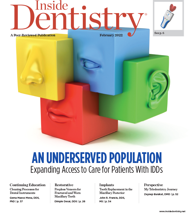 Inside Dentistry February 2022 Cover