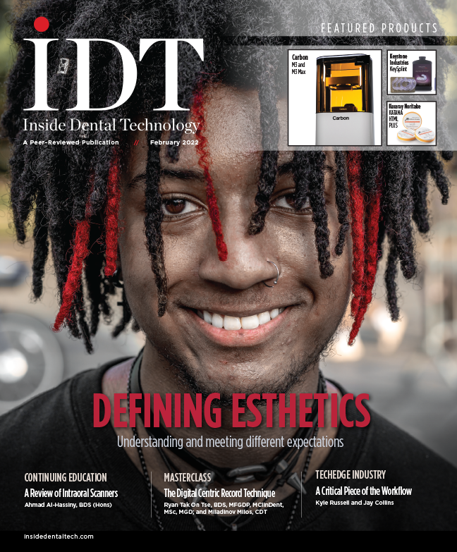 Inside Dental Technology February 2022 Cover
