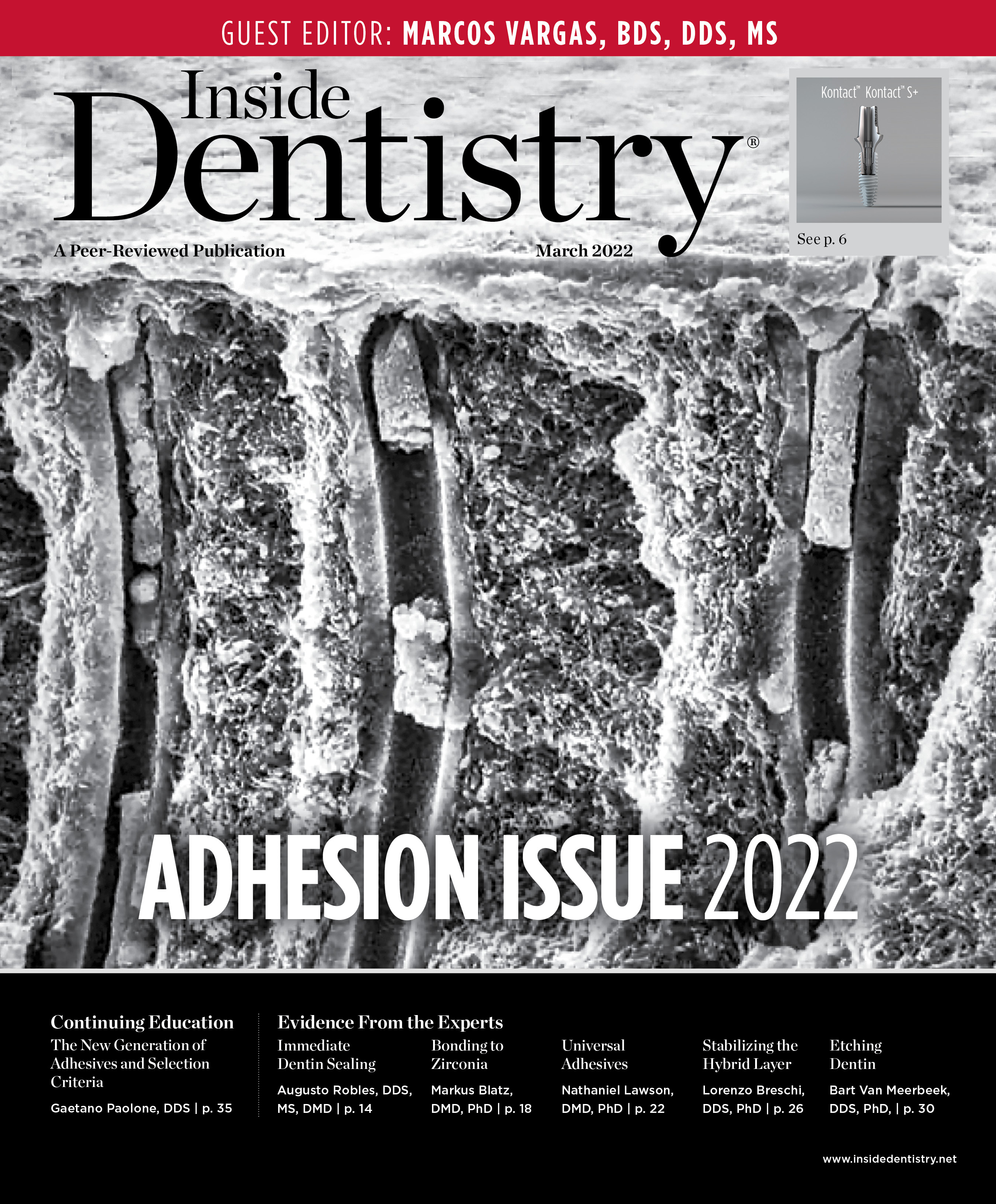 Inside Dentistry March 2022 Cover