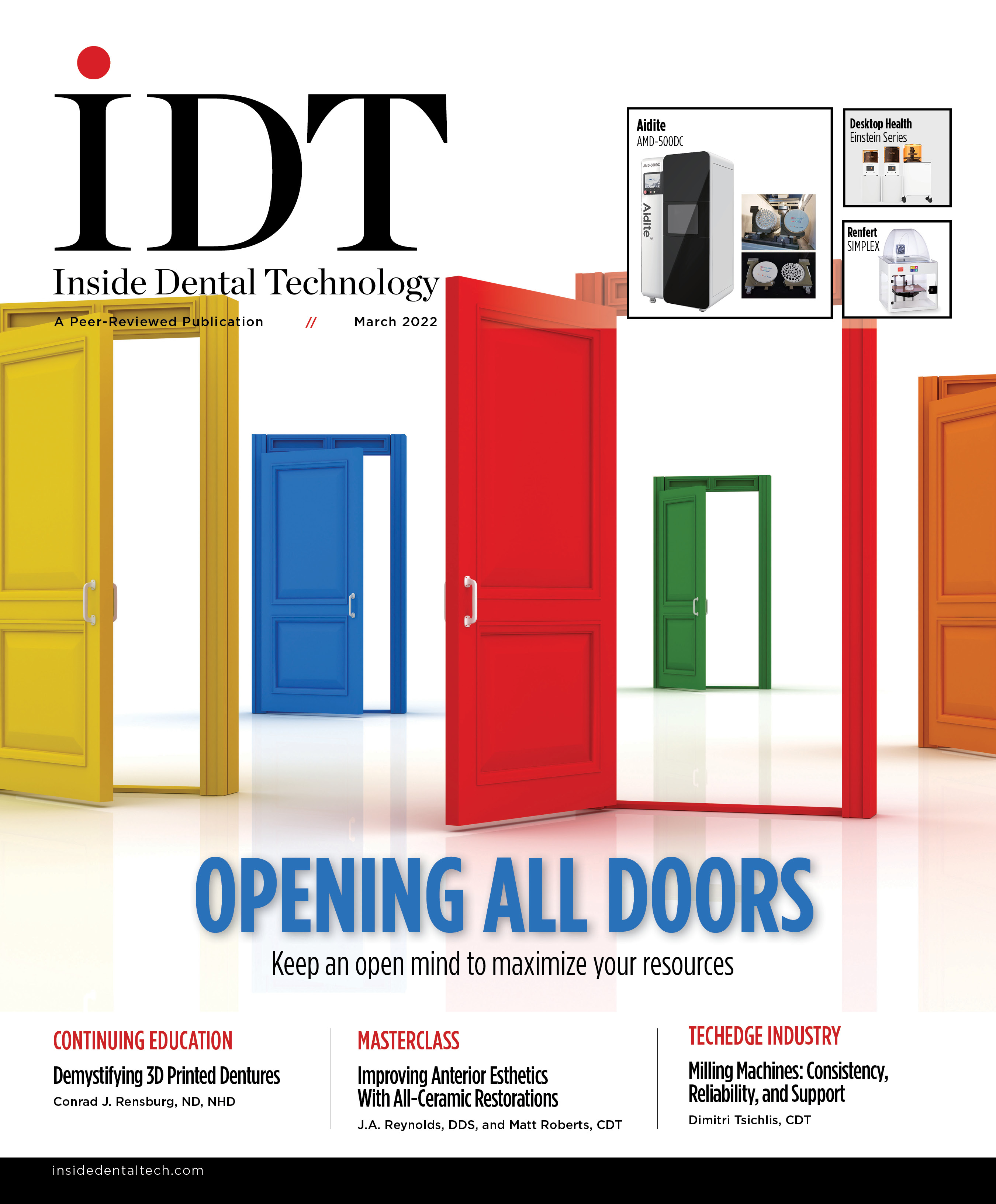 Inside Dental Technology March 2022 Cover