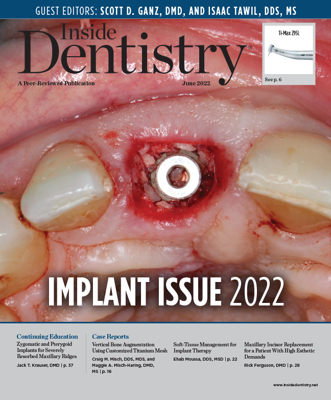 Inside Dentistry June 2022 Cover