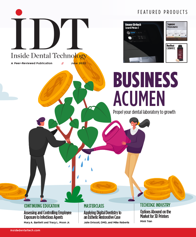 Inside Dental Technology June 2022 Cover