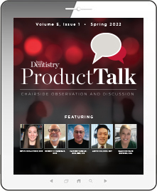 Product Talk: Chairside Observation and Discussion: Spring 2022 Ebook Cover