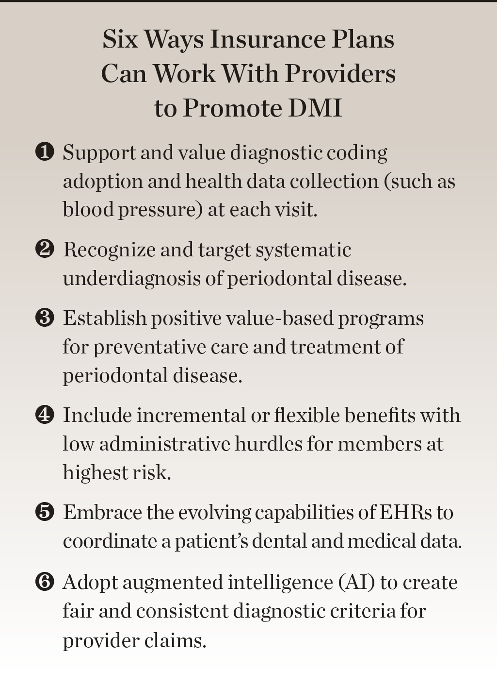 Advancing DentalMedical Integration Plans, Providers, and Patients