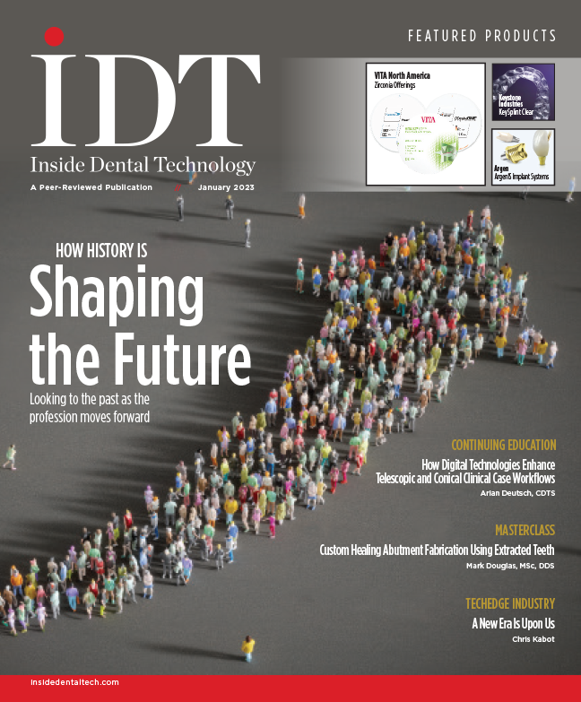 Inside Dental Technology January 2023 Cover