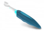 Figure 1  The Beam Brush, the first toothbrush with embedded sensors, sends brushing usage data to an associated smartphone app.