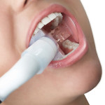 DryShield combines the tasks of high-suction evacuator, saliva ejector, bite block, tongue shield, and oral pathway protector in one easy to-use device. It is an intelligent breakthrough in isolation, bringing ease and comfort to clinicians and patients.