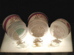 Figure 2  Opacity control porcelains. (From left to right) CZR Opacious Body OBB1, CZR Shade Base SBB1, CZR Shade Base Stain SSB1.