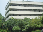 Figure 3  Technicians live in large dormitories with spacious outside recreation areas, a staff cafeteria, an Internet café, and convenient store.