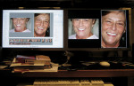 Figure 3  View of full-facial shots as seen on a dual-monitor computer set-up.