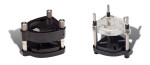 Figure 1 . The anaxform black flask (left) and Verticulator (right).