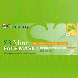 S3 MINT Face Mask by Cranberry USA