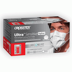 Ultra® Sensitive FogFree™ Earloop with Secure Fit® Technology by Crosstex