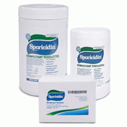 Sporicidin Alcohol-Free Disinfectant Wipes by Hager Worldwide, Inc.