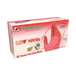 LUV Nitrile Powder Free Exam Gloves by Cranberry USA