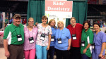 Karrie Schutt (second from right) and
the Metropolitan Pediatric Dental Team
made smiles in 2013 at the Mission of
Mercy, Bemidji, MN.