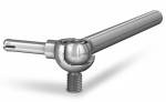 Figure 1 Double ball joints are able to support a lateral angulation from 110° to 150° allow
vertical angulation forgiveness of 15° (or a total of 30° between two implants).