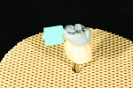 Fig 3. The IPS e.max Press Multi sprue was placed on the wax-up.
