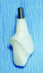 Fig 12. Custom zirconia abutment for a cementable crown.