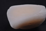 Fig 1. Tooth with enamel surface ground flat.