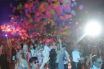 Crowd at the closing of the Ultimate Glow Party on Saturday evening, August 13.